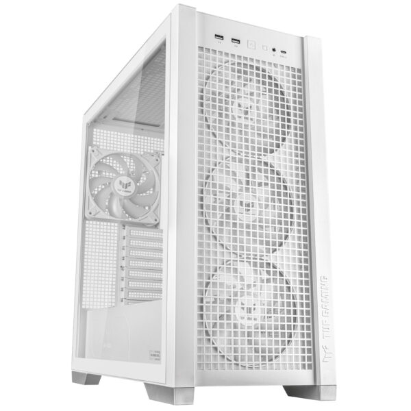 ASUS TUF Gaming GT302 ARGB Midi Tower Wit - Afbeelding 10