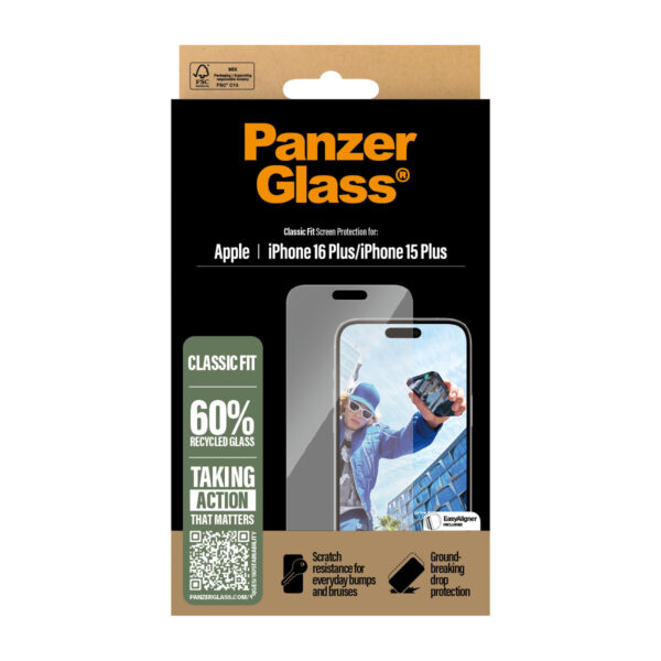 PanzerGlass PG Scrn iPhone 16 6.7Inch Classic Fit - Afbeelding 3