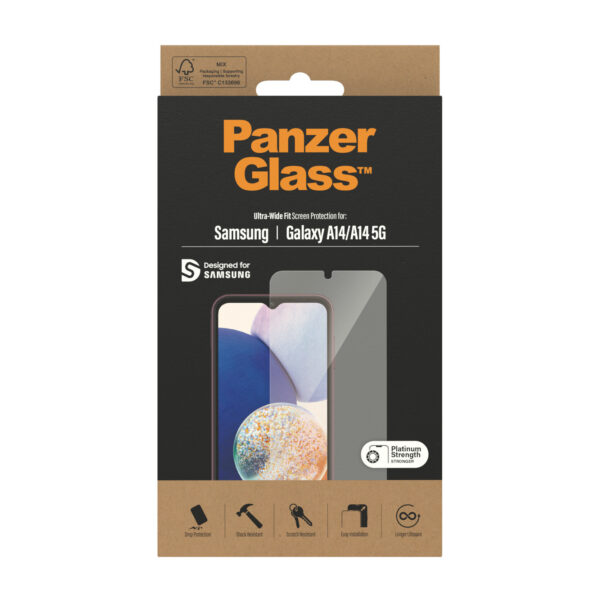 PanzerGlass Samsung Galaxy A 2023 UWF Doorzichtige schermbeschermer 1 stuk(s) - Afbeelding 3