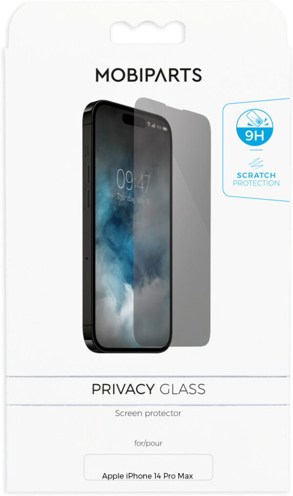 Mobiparts Privacy Glass Apple iPhone 14 Pro Max - Afbeelding 2