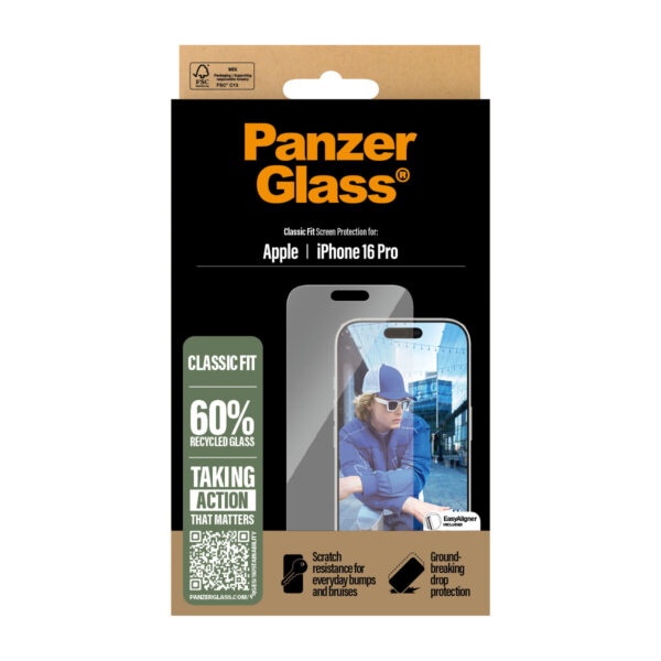 PanzerGlass PG Scrn iPhone 16P 6.3Inch Classic Fit - Afbeelding 3