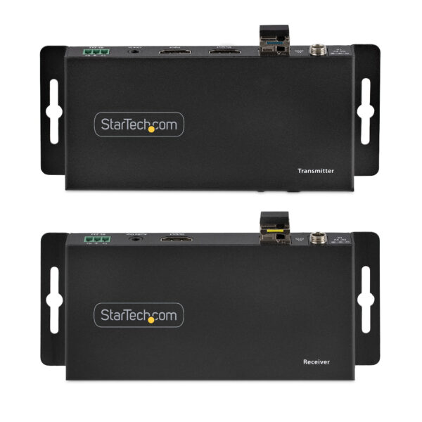 StarTech.com 4K HDMI over Fiber Extender Kit, 4K 60Hz tot 1km (Single Mode) of 300m (Multimode) LC Fiber Optic, HDR, HDCP, 3.5mm - Afbeelding 5