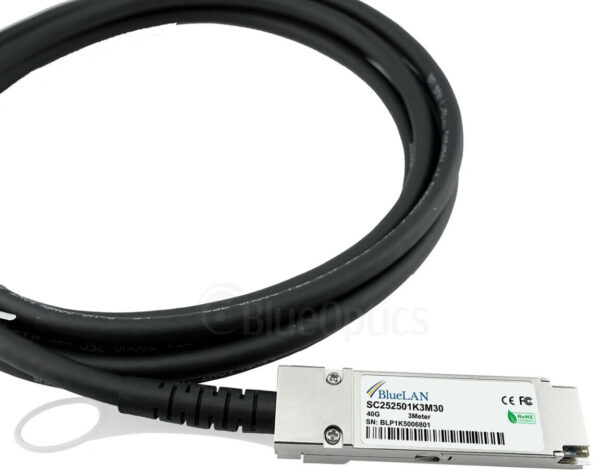 BlueOptics OS6560-CBL-100-BL InfiniBand en Glasvezelkabel 1 m QSFP Oranje - Afbeelding 3