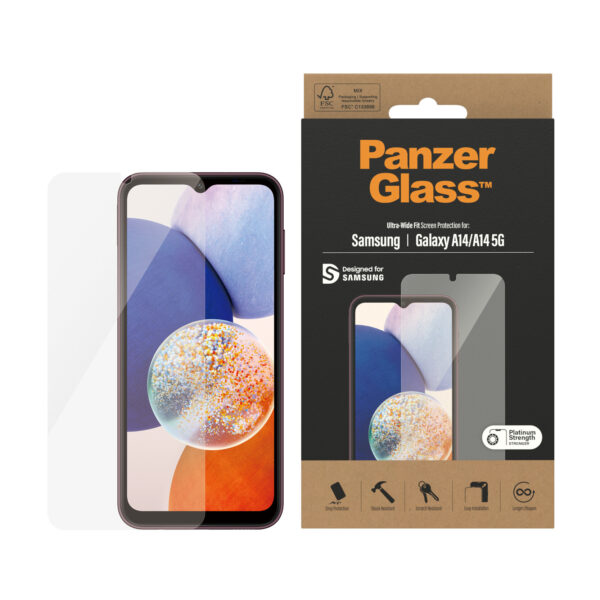 PanzerGlass Samsung Galaxy A 2023 UWF Doorzichtige schermbeschermer 1 stuk(s) - Afbeelding 2