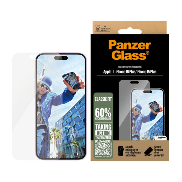 PanzerGlass PG Scrn iPhone 16 6.7Inch Classic Fit - Afbeelding 2