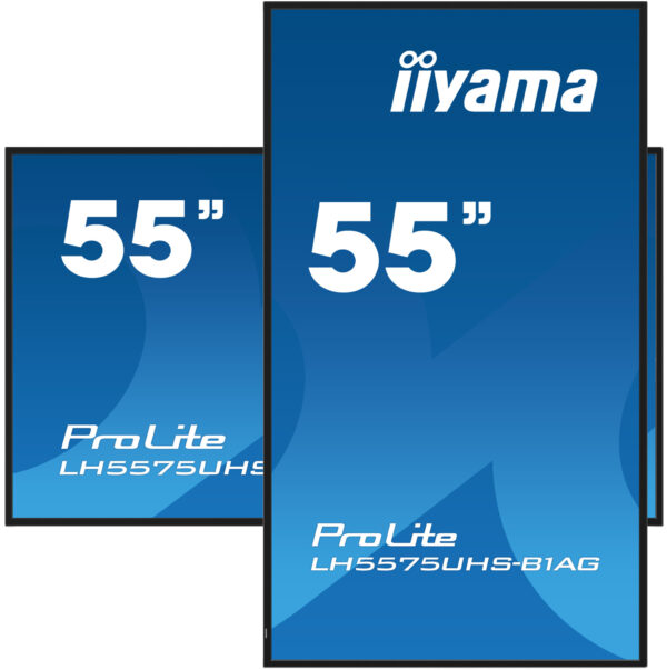 iiyama LH5575UHS-B1AG beeldkrant Digitale signage flatscreen 138,7 cm (54.6") LCD Wifi 500 cd/m² 4K Ultra HD Zwart Type processo - Afbeelding 4