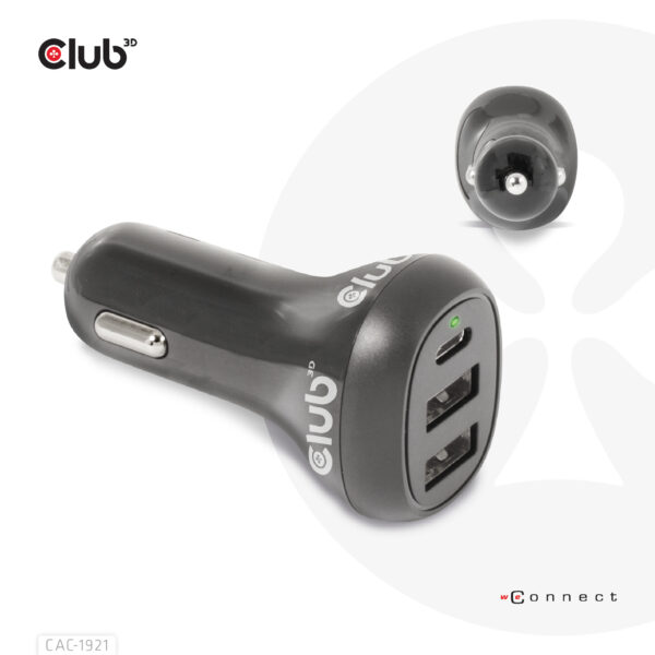 CLUB3D Notebook / Laptop Car Charger 36 Watt - Afbeelding 9