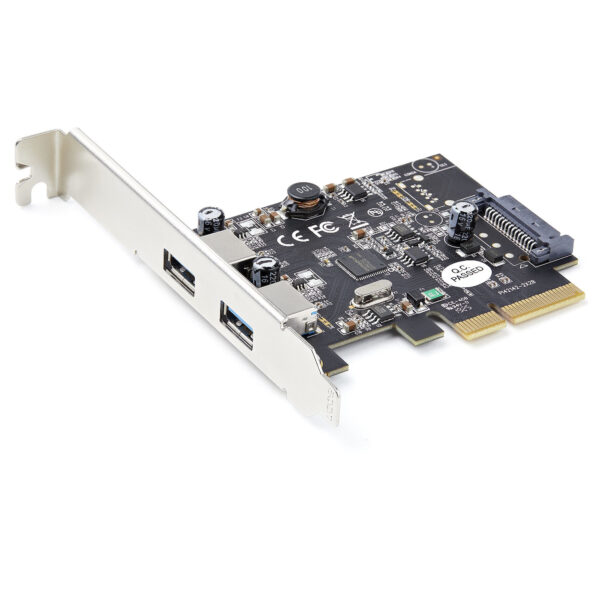 StarTech.com 2-Port USB PCIe Kaart met 10Gbps/poort - USB 3.2 Gen 2 Type-A PCI Express 3.0 x2 Host Controller Kaart - Add-On Ada