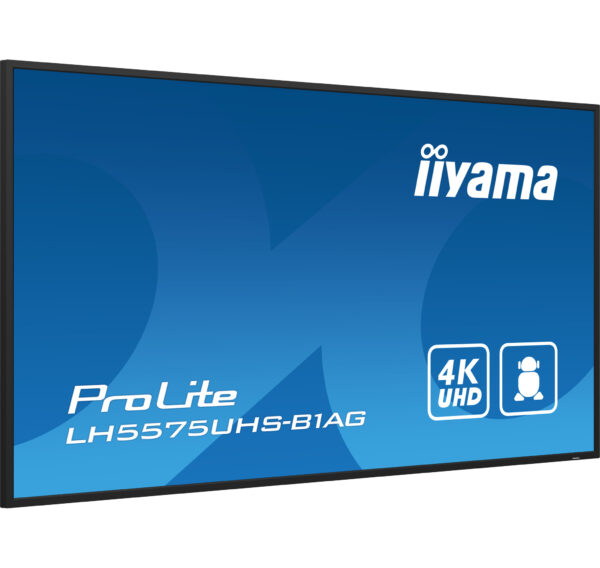 iiyama LH5575UHS-B1AG beeldkrant Digitale signage flatscreen 138,7 cm (54.6") LCD Wifi 500 cd/m² 4K Ultra HD Zwart Type processo - Afbeelding 6