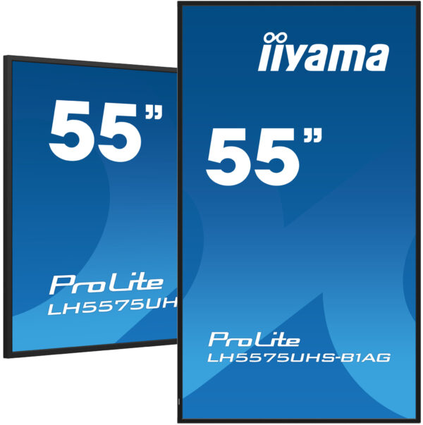 iiyama LH5575UHS-B1AG beeldkrant Digitale signage flatscreen 138,7 cm (54.6") LCD Wifi 500 cd/m² 4K Ultra HD Zwart Type processo - Afbeelding 5