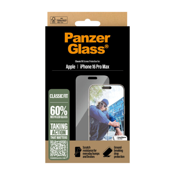 PanzerGlass PG Scrn iPhone 16P 6.9Inch Classic Fit - Afbeelding 3