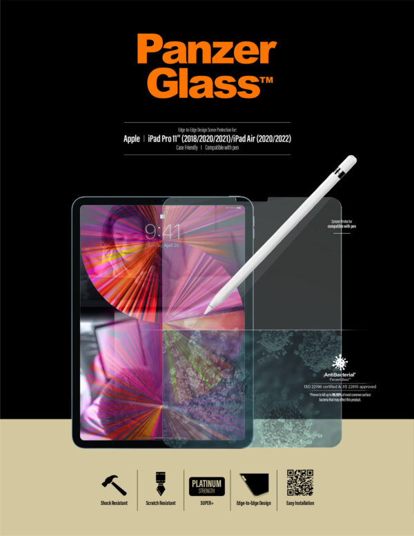 PanzerGlass 2655 schermbeschermer voor tablets Doorzichtige schermbeschermer Apple 1 stuk(s) - Afbeelding 13