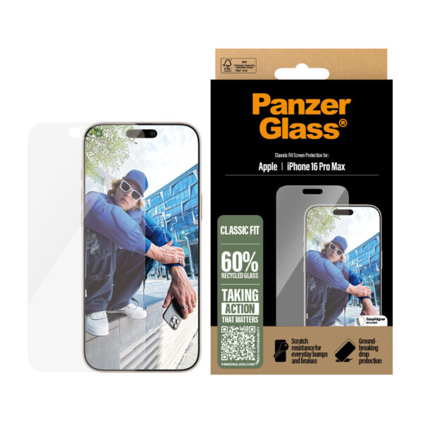 PanzerGlass PG Scrn iPhone 16P 6.9Inch Classic Fit - Afbeelding 2