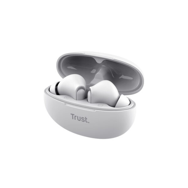 Trust Yavi Headset True Wireless Stereo (TWS) In-ear Oproepen/muziek USB Type-C Bluetooth Wit - Afbeelding 3