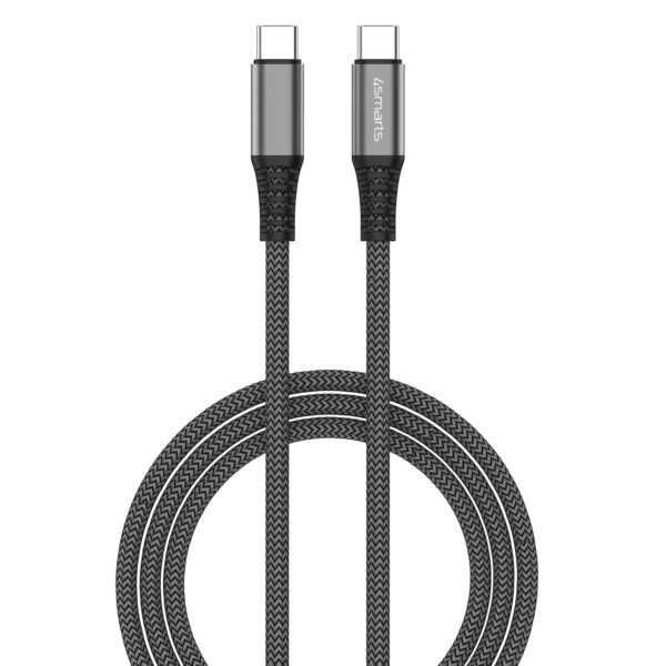 4smarts 456266 USB-kabel 1,5 m USB C Zwart - Afbeelding 2