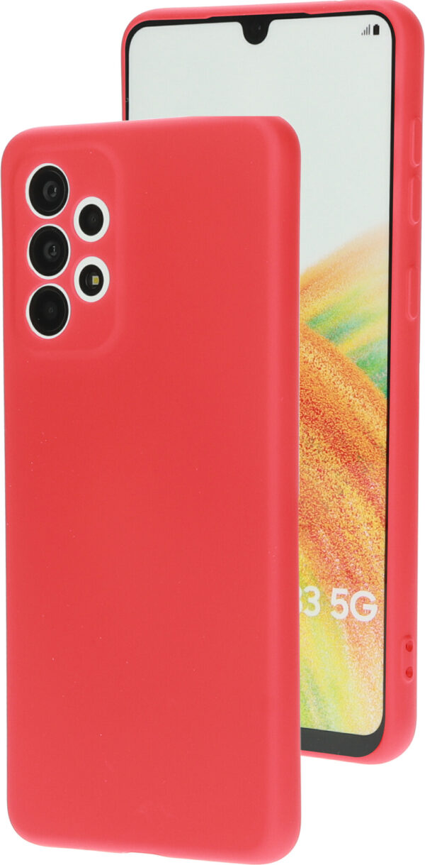 Mobiparts Silicone Cover Samsung Galaxy A33 5G (2022) Scarlet Red