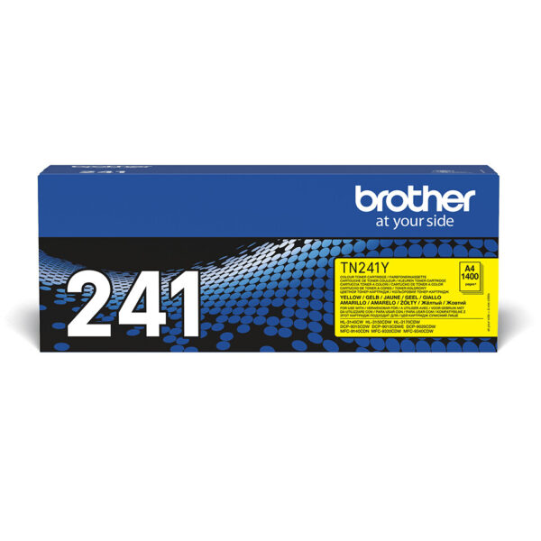 Brother TN-241Y tonercartridge 1 stuk(s) Origineel Geel