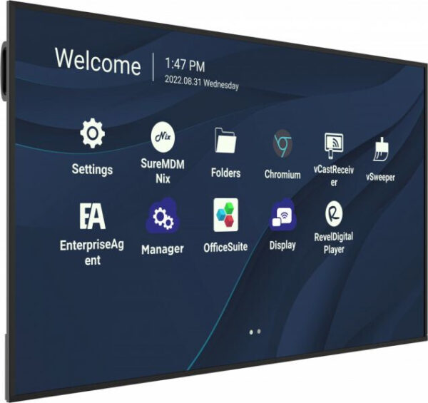 Viewsonic CDE7530 beeldkrant 190,5 cm (75") Wifi 450 cd/m² 4K Ultra HD Zwart Type processor Android 11 - Afbeelding 3