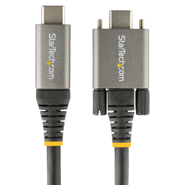 StarTech.com 1m Vergrendelbare USB-C Kabel met Zijschroef, 10Gbps - USB-IF Gecertificeerde USB-C Kabel - USB 3.1/3.2 Gen 2 Type- - Afbeelding 5