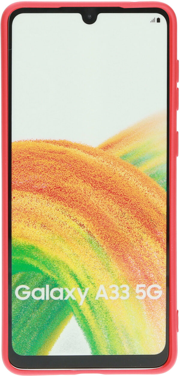 Mobiparts Silicone Cover Samsung Galaxy A33 5G (2022) Scarlet Red - Afbeelding 4