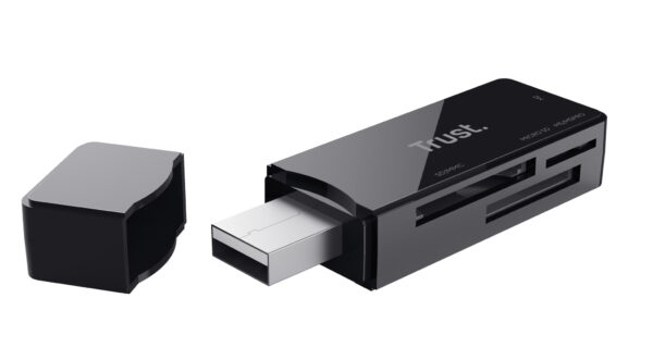 Trust Nanga | USB 3.1 Kaartlezer | Micro SD Card - SD Card - M2 Card - MS Card | Compact | 5 Gbps - Afbeelding 4