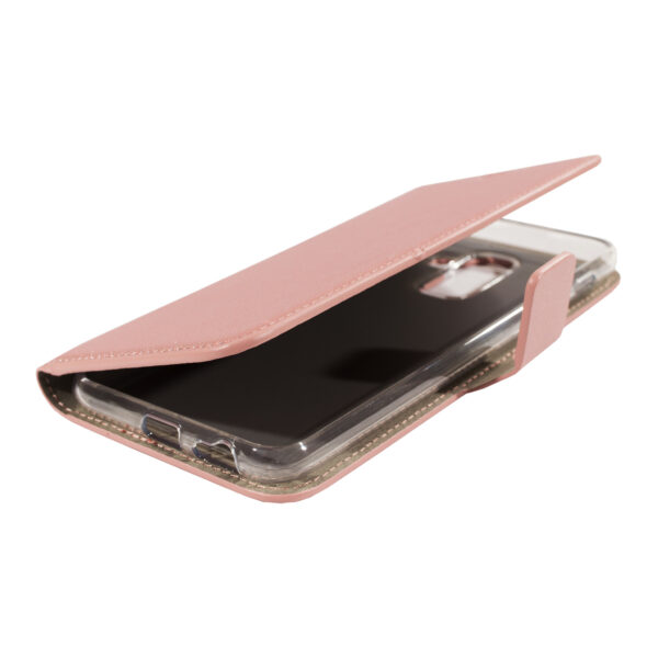 Mobiparts Saffiano Wallet Case Samsung Galaxy A6 Plus (2018) Pink - Afbeelding 2