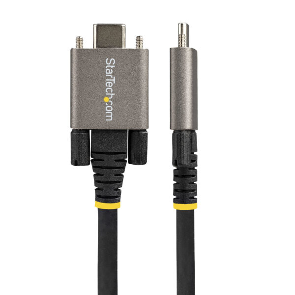 StarTech.com 1m Vergrendelbare USB-C Kabel met Zijschroef, 10Gbps - USB-IF Gecertificeerde USB-C Kabel - USB 3.1/3.2 Gen 2 Type- - Afbeelding 4