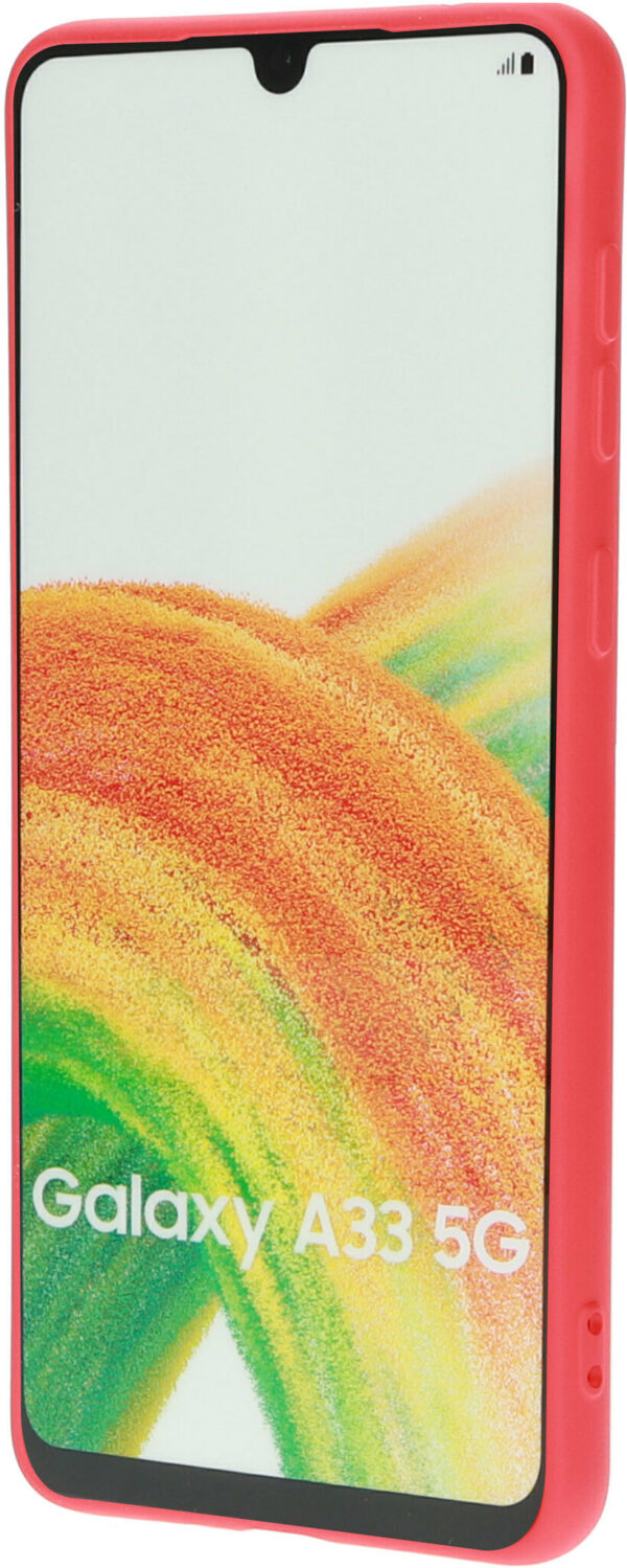 Mobiparts Silicone Cover Samsung Galaxy A33 5G (2022) Scarlet Red - Afbeelding 3