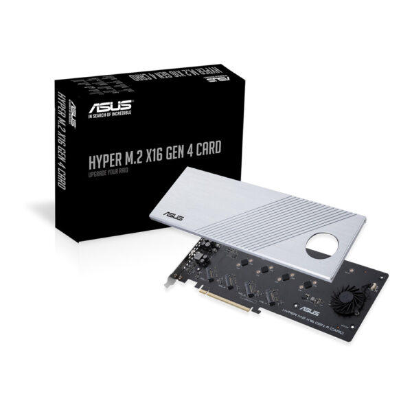 ASUS Hyper M.2 x16 Gen 4 interfacekaart/-adapter Intern - Afbeelding 4