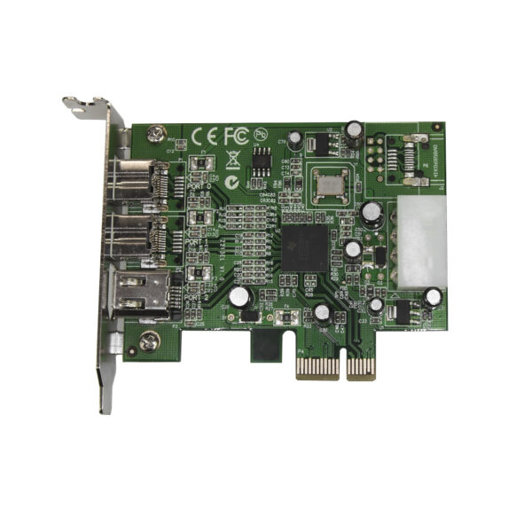 StarTech.com 3-poort 2b 1a Low Profile 1394 PCI Express FireWire Adapterkaart - Afbeelding 4