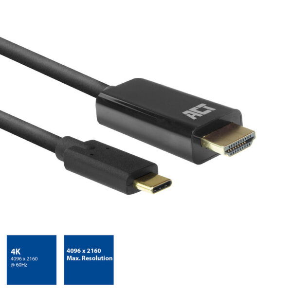 ACT USB-C naar HDMI kabel 2 meter - Afbeelding 3