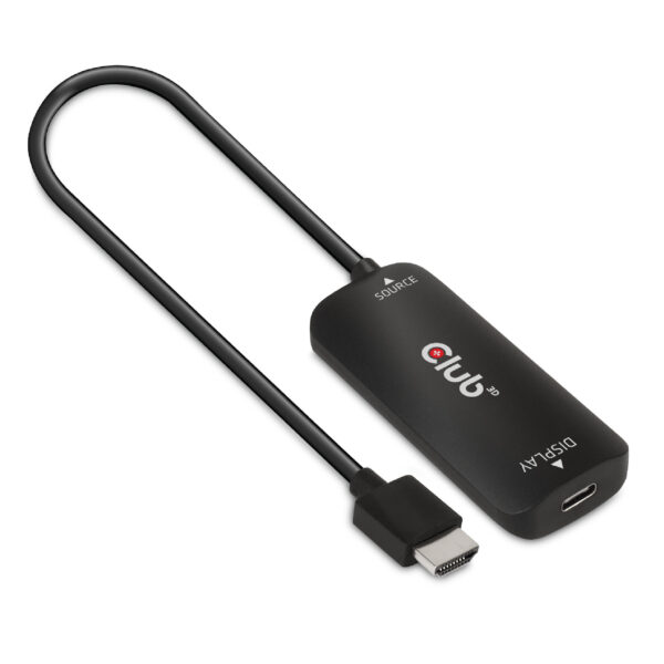 CLUB3D HDMI + Micro USB to USB Type-C 4K120Hz or 8K30Hz M/F Active Adapter - Afbeelding 5