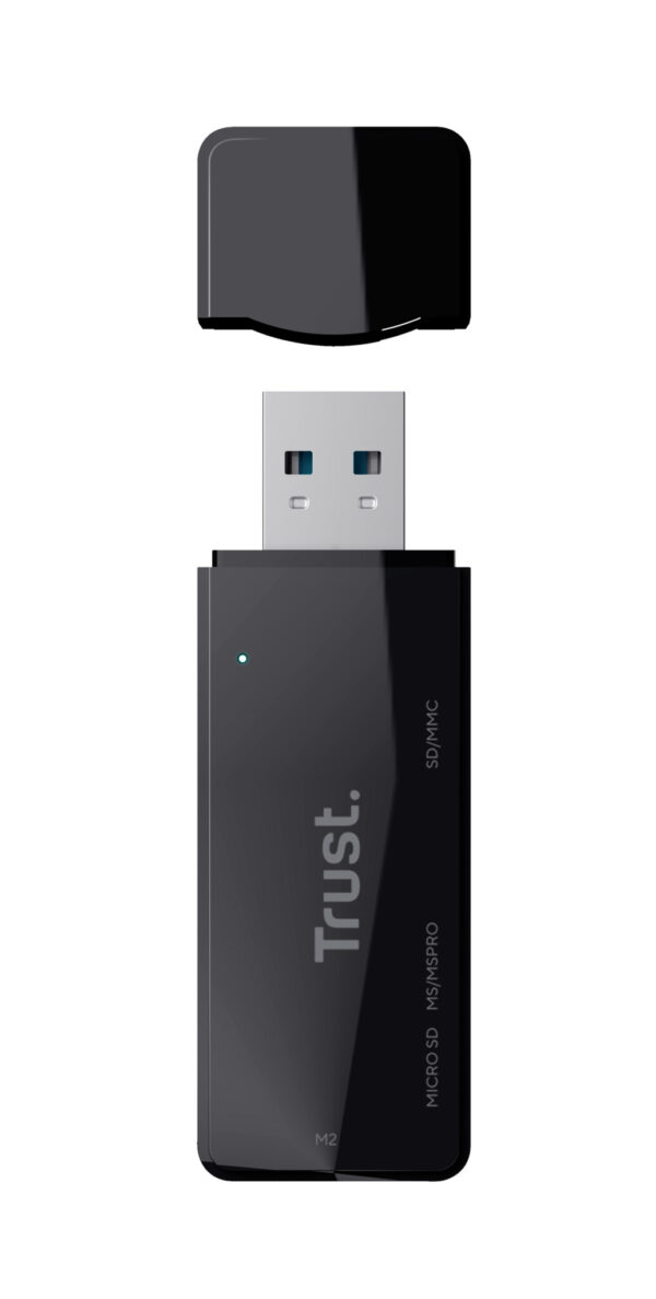 Trust Nanga | USB 3.1 Kaartlezer | Micro SD Card - SD Card - M2 Card - MS Card | Compact | 5 Gbps - Afbeelding 5