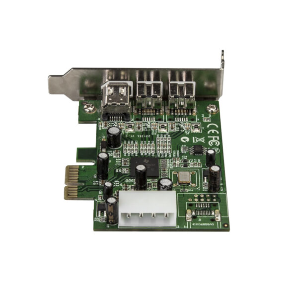 StarTech.com 3-poort 2b 1a Low Profile 1394 PCI Express FireWire Adapterkaart - Afbeelding 3