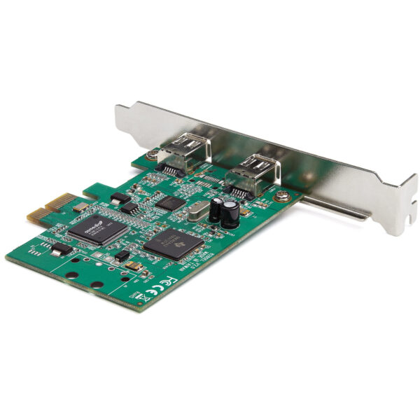 StarTech.com 2-poorts PCI Express FireWire kaart PCIe FireWire 1394a adapter - Afbeelding 2