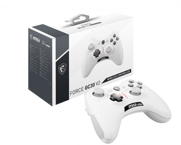 MSI S10-43G0040-EC4 game controller Wit USB 2.0 Gamepad Analoog/digitaal Android, PC - Afbeelding 5