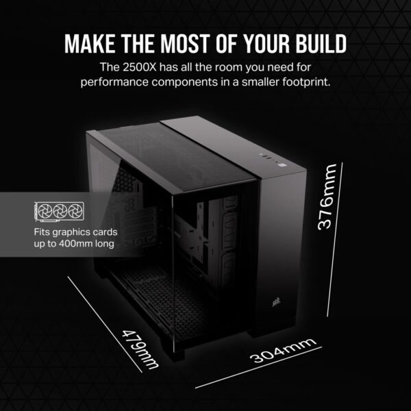 Corsair 2500X Midi Tower Zwart - Afbeelding 6