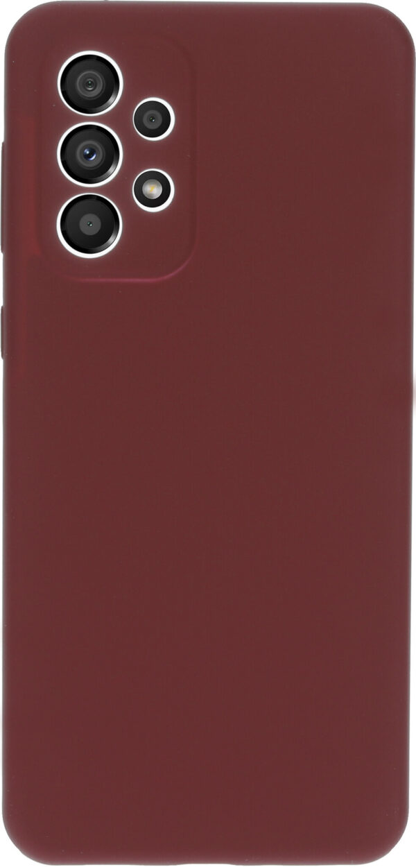 Mobiparts Silicone Cover Samsung Galaxy A33 5G (2022) Plum Red - Afbeelding 2