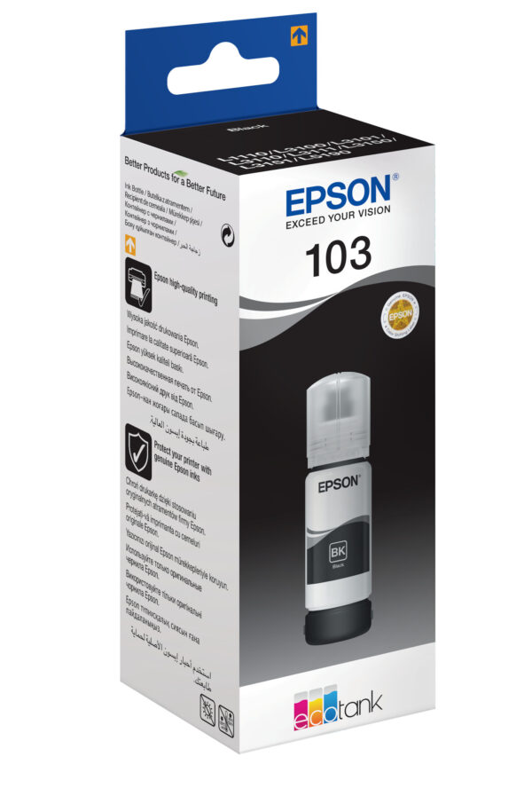 Epson 103 inktcartridge 1 stuk(s) Origineel Zwart - Afbeelding 2