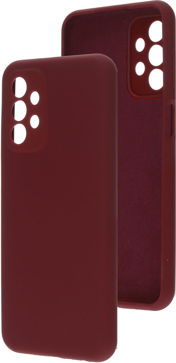 Mobiparts Silicone Cover Samsung Galaxy A23 5G (2022) Plum Red