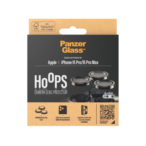 PanzerGlass Lens Protector Rings HOOP Doorzichtige schermbeschermer Apple 1 stuk(s) - Afbeelding 3