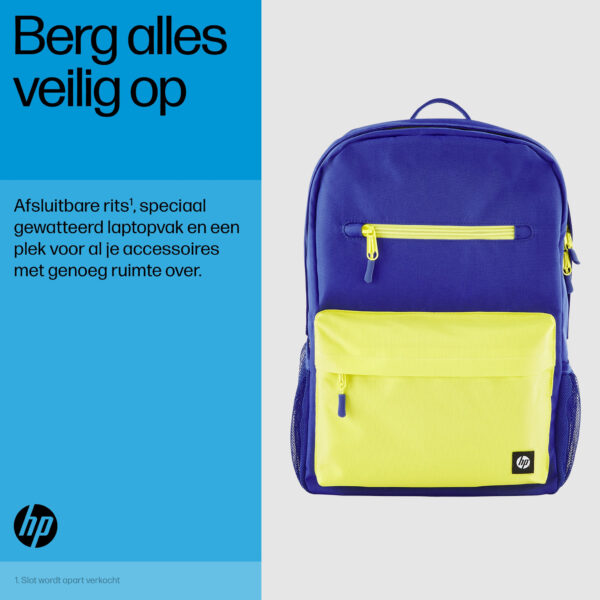 HP Campus Backpack, blauw - Afbeelding 2