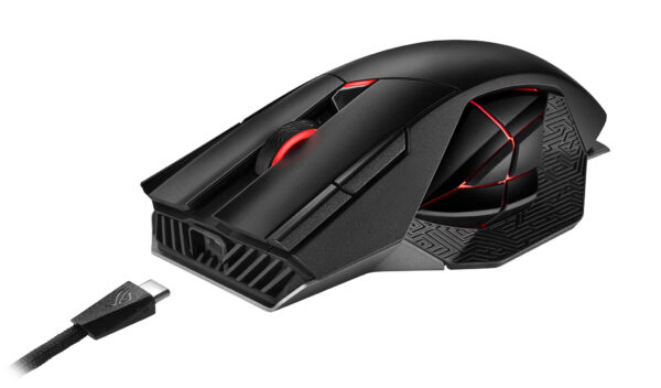 ASUS ROG Spatha X muis Gamen Rechtshandig RF Wireless + USB Type-A Optisch 19000 DPI - Afbeelding 3