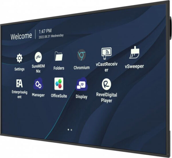 Viewsonic CDE7530 beeldkrant 190,5 cm (75") Wifi 450 cd/m² 4K Ultra HD Zwart Type processor Android 11 - Afbeelding 4