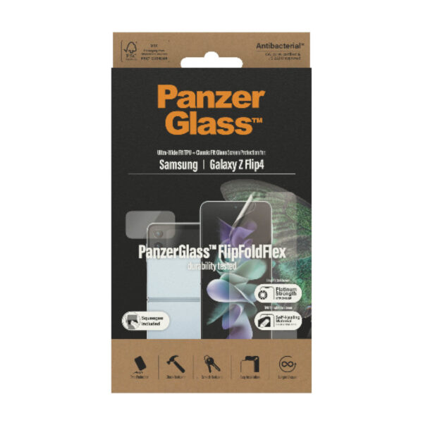 PanzerGlass Samsung Galaxy Z New Flip3 Case Friendly Doorzichtige schermbeschermer 1 stuk(s) - Afbeelding 6