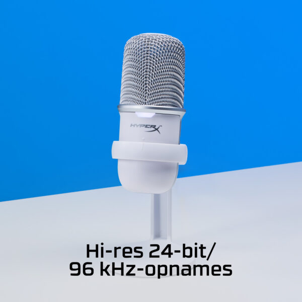 HyperX SoloCast - USB Microphone (White) Wit Microfoon voor spelcomputers - Afbeelding 4