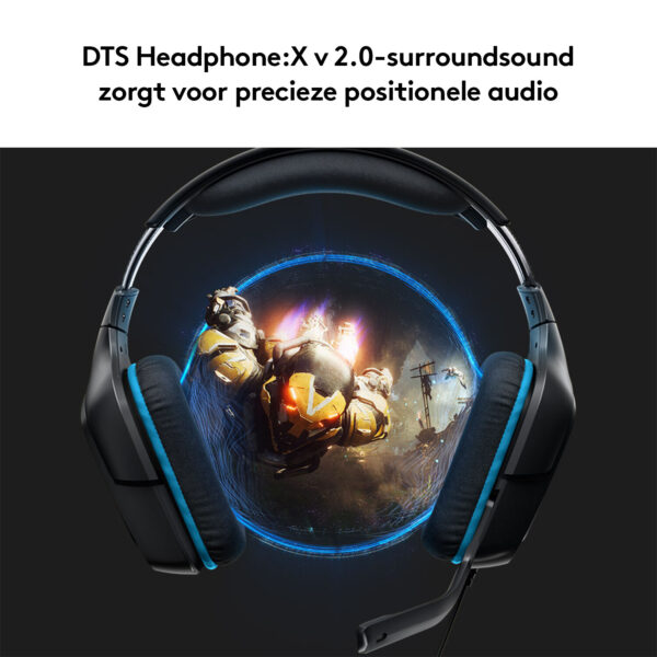 Logitech G G432 7.1 Surround Sound Wired Gaming Headset - Afbeelding 11