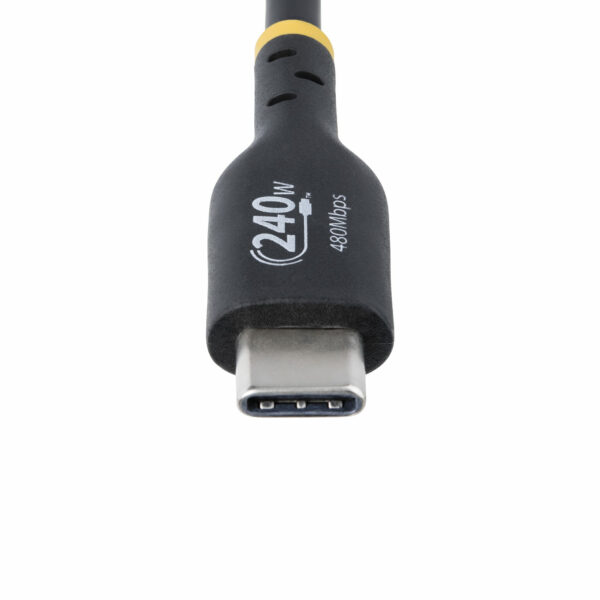 StarTech.com 4m USB-C Laadkabel, USB-IF Gecertificeerde USB Kabel, 240W PD EPR, USB 2.0 Type-C Laptop Laadkabel, USB-C Data Tran - Afbeelding 4