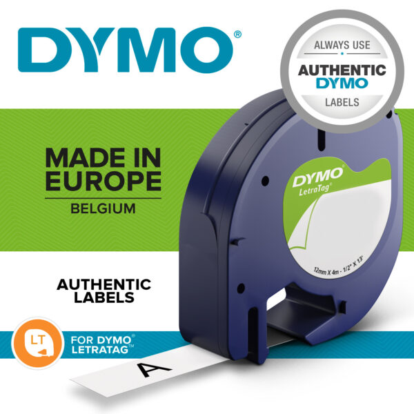 DYMO S0721510 labelprinter-tape Zwart op wit - Afbeelding 8