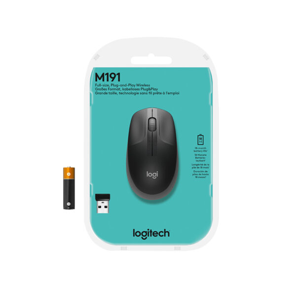 Logitech M190 Full-Size Wireless Mouse - Afbeelding 7